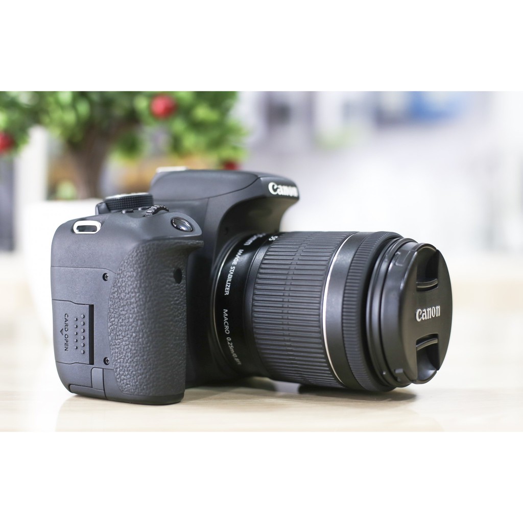 Máy ảnh Canon 750d + ống kính 18-55mm is stm - 24.2 Megapixel - Hàng chính hãng - Mới 95%