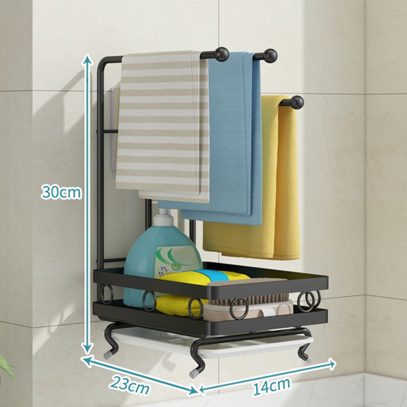 Giá Đỡ Mút Rửa Chén Có Lỗ Thoát Nước Tiện Dụng Cho Nhà Bếp