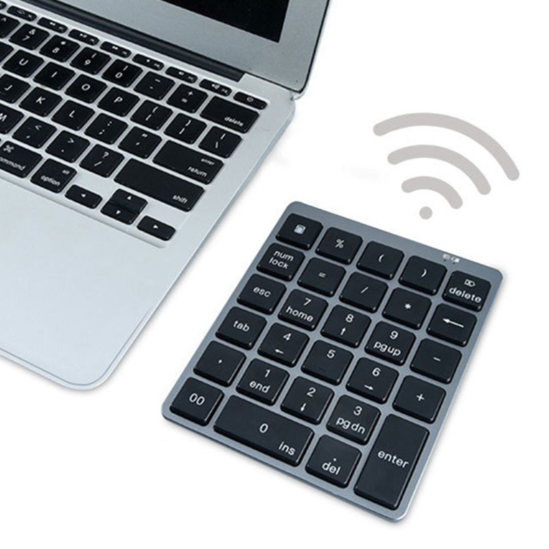 N970 Wireless Bluetooth Numeric Keypad with USB HUB Dual es MoreFunction Keys Mini Numpad for Accounting Tasks Sier