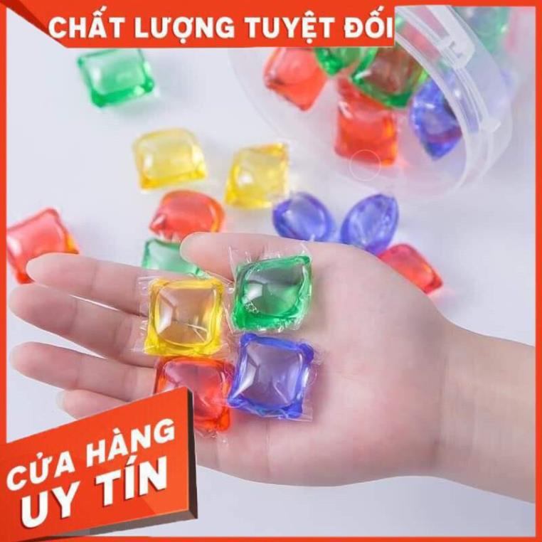 Hộp 30 viên giặt xả quần áo thay thế nước giặt tiện lợi