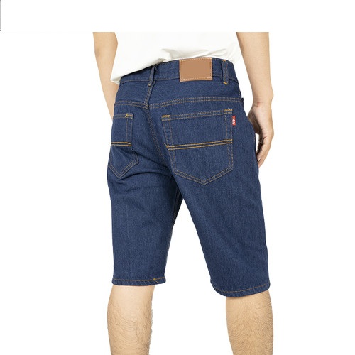 Quần Short Jeans qua đầu gối dành cho Nam chuẩn thời trang phong cách đơn giản, chất vải cứng không co dãn và thoải mái