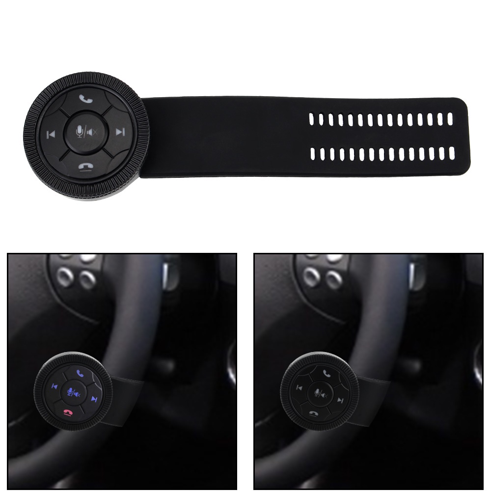Nút Điều Khiển Vô Lăng Xe Hơi Kết Nối Bluetooth Tiện Dụng
