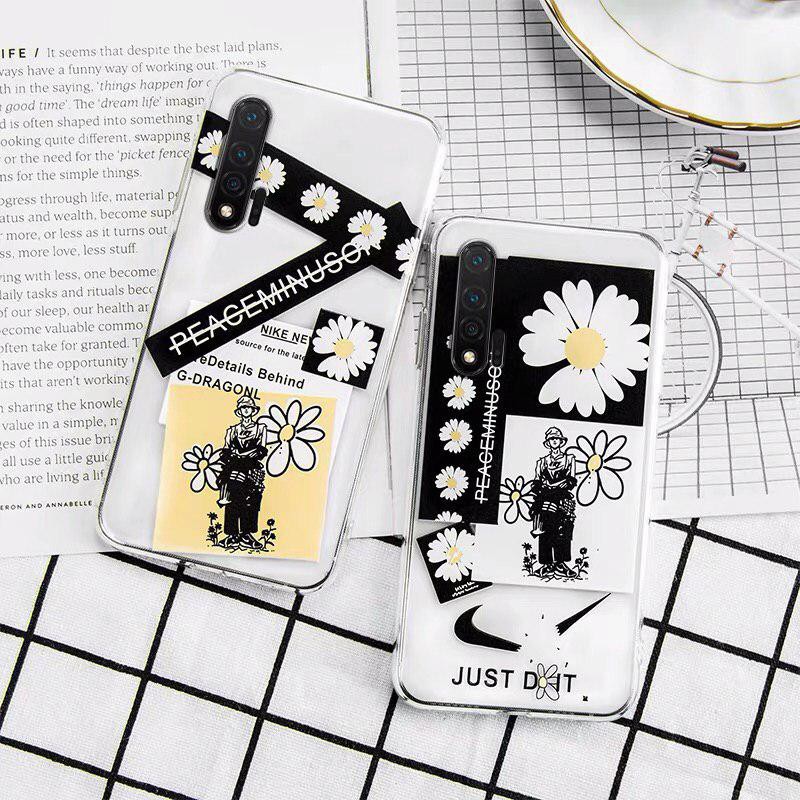 Ốp Lưng iPhone 6/6s/6 Plus/6s Plus/7/8/7 Plus/8 Plus/X/Xs/Xr mẫu trong Hoa Cúc Peaceminusone