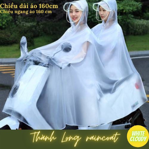 Áo Mưa Trong Suốt Hàn Quốc 🔸Cao Cấp - Loại 1🔸 áo đi mưa Người Và 2 Người vô cùng tiện lợi