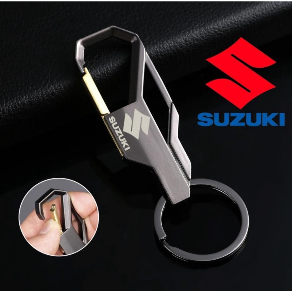 Móc Khóa SUZUKI ô tô chìa khóa kim Loại Hợp Kim Sáng Tạo Cho Nam phụ kiện xe máy