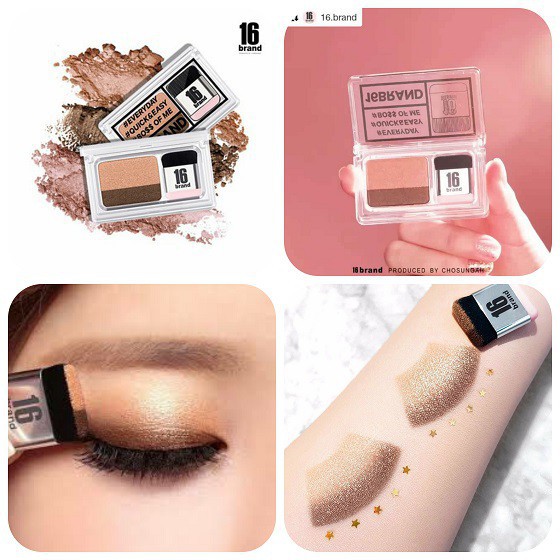 (Xả lỗ date tháng 1/2021) Phấn mắt 16 Brand Sixteen Eye Magazine All About Eye chính hãng