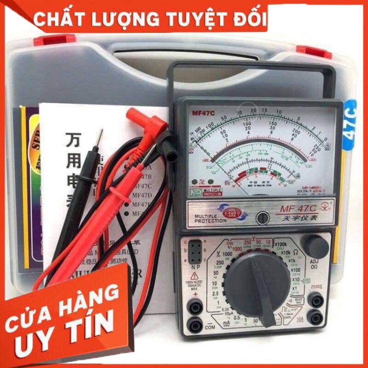 Đồng hồ cơ vạn năng MF47C Siêu chiến binh đồng hồ vạn năng cực bền cực chắc chắn với độ bền tuyệt voi,... - Hàng nhập