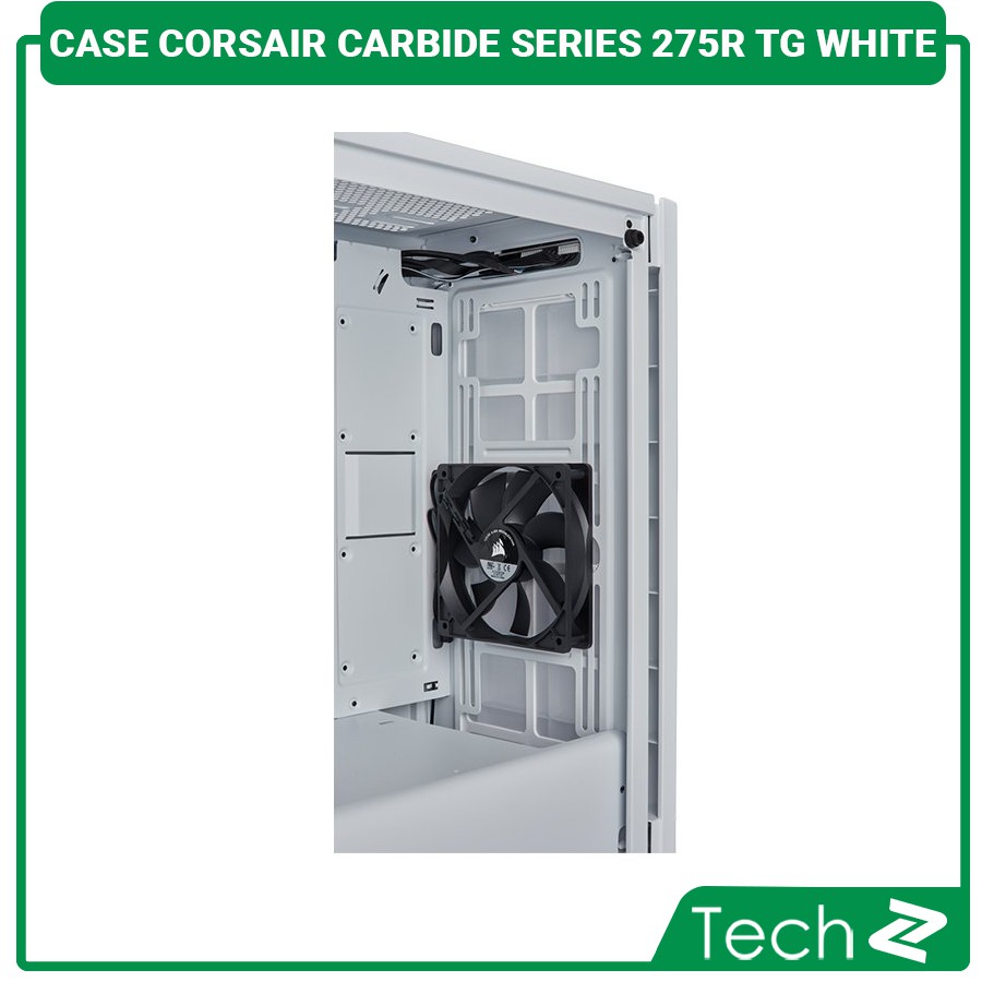 Vỏ Case Corsair Carbide Series 275R Tempered Glass Gaming (Mid Tower/MàuTrắng)