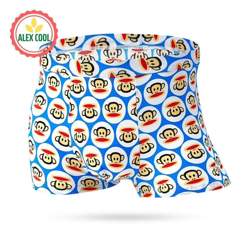 combo 4 quần sịp quần lót nam full hình thun lạnh hàng hiệu alex cool