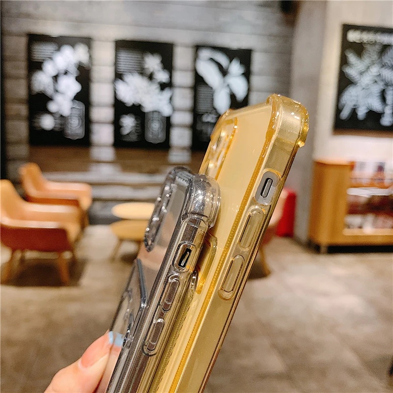 Bao Da Điện Thoại Silicon Trong Suốt Chống Sốc Cho iphone 15 pro 14 13 pro max 14 pro 14 plus 13 Ốp