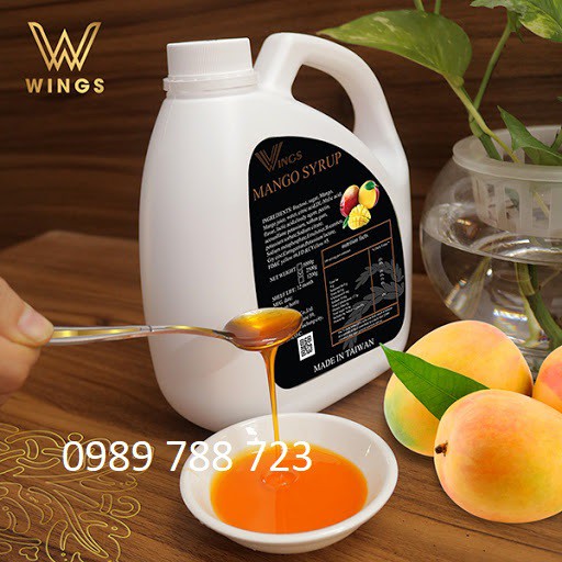 SIRO XOÀI WINGS (MANGO) - CHAI 2,5KG