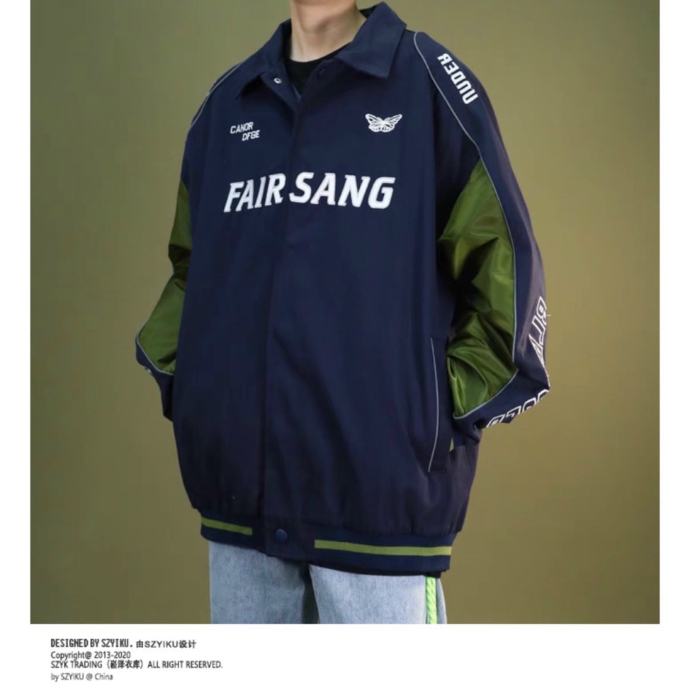 Áo Khoác Dù Thể Thao Nam Nút Cài Phối Viền Dạ Quang Phát Sáng Phối Màu Đẹp Form Rộng Mặc Thoáng Mát NEW UNISEX