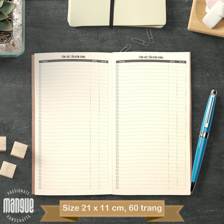 [HANDMADE - CÓ QUÀ] SỔ TAY PLANNER &quot;VIỆC NGẬP MẶT&quot; TO-DO LIST, THỜI GIAN BIỂU, CHECK LIST, NHẮC VIỆC, LỊCH HẸN