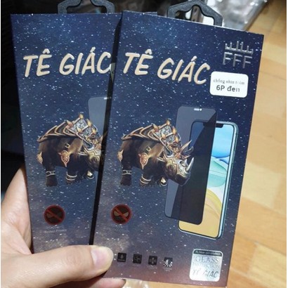 Kính cường lực Iphone 6 đến iphone 12 promax chống nhìn trộm tê giác full màn hình