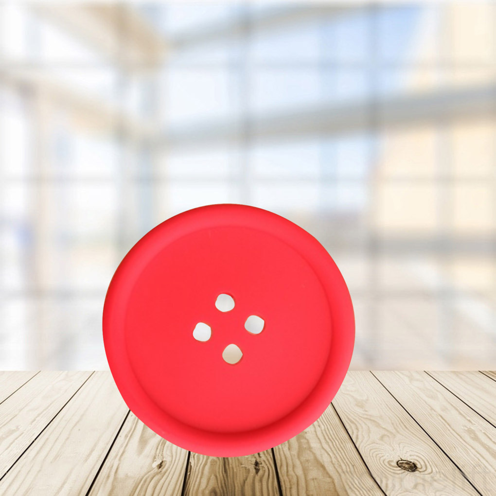 Miếng Lót Cốc Bằng Silicon Hình Tròn Nhiều Màu