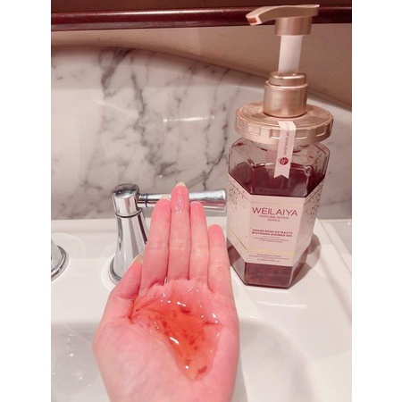 SỮA TẮM CÁNH HOA HỒNG DƯỠNG DA MỊN MÀNG WEILAIYA