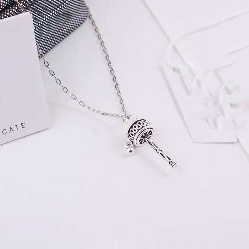 Charm treo Mặt Dây Kinh Luân Bạc S925