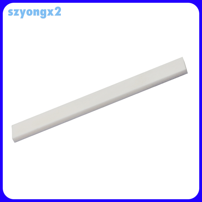 [Szyongx2] Beige Bone Bridge Saddle for Acoustic Guitar Replacement Parts Luthier DIY