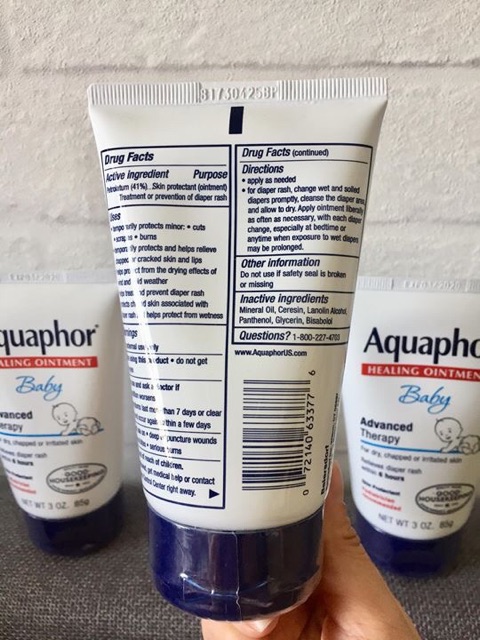 Kem chống trị hăm tã cho bé Aquaphor Baby