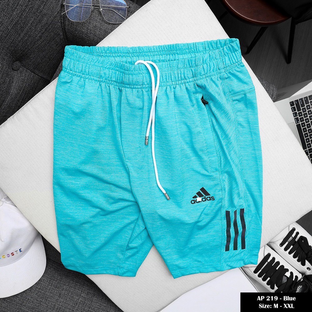 Bộ thể thao nam adidas cao cấp mùa hè cộc tay chất thun lạnh mã p219