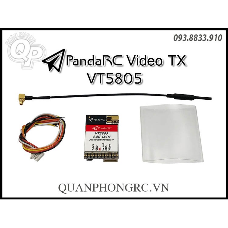 Bộ phát Truyền Tín Hiệu PandaRC VTX VT5805 5.8G MMCX