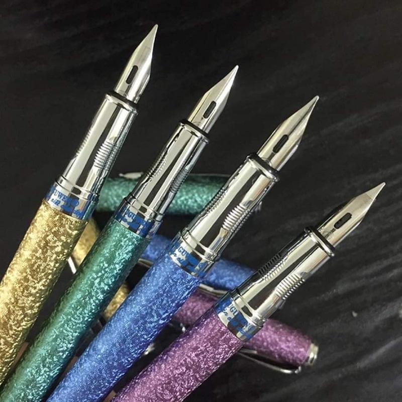 Bút Máy Ngòi Lá Tre Tách Đôi Calligraphy thanh đậm 005