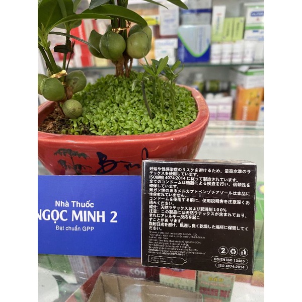 ✅ [Chính Hãng] Bao Cao Su Sato condoms chuẩn Nhật 100% cao su tư nhiên  hộp 12 cái ,3 cái