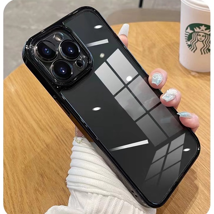 Ốp Điện Thoại acrylic Cứng Trong Suốt Cho compatible for iPhone 13 pro max 12 pro max 11 pro max case