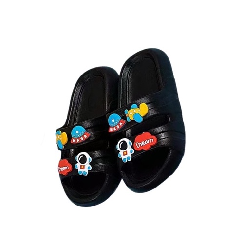 Dép lê gắn sticker cho bé trai, dép quai ngang chất liệu EVA mềm nhẹ chống trượt tốt Tulastore
