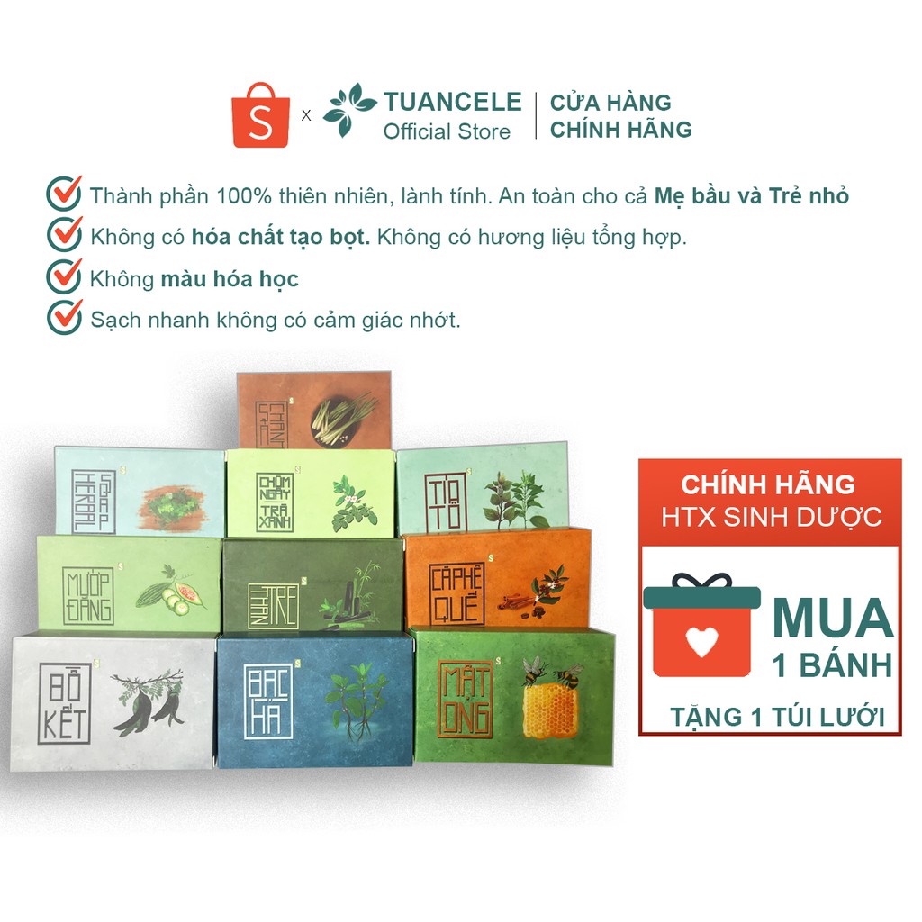 Xà Bông Sinh Dược 100% Thiên Nhiên Mát Da Ngừa Mụn (Xà Bông Mướp Đắng, Xà Phòng Nghệ) Xà Bông Handmade | BigBuy360 - bigbuy360.vn