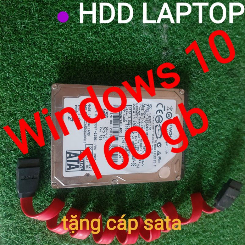 Ổ cứng 2.5 dùng cho laptop và pc 160gb win10 - tặng cáp sata zin