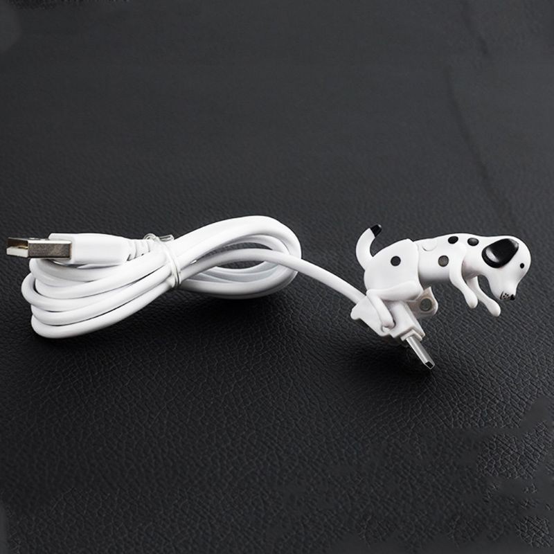 DOU 1M type-c USB Phone Cable Mini Humping Spot Dog Toy Smartphone Cable Data Charging Line Universal Phone Cables Dropshipping