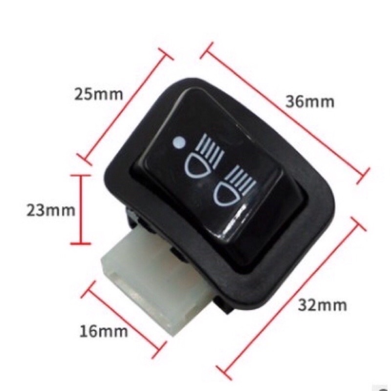 Công tắc tắt đèn pha xe máy honda đời mới cho vision wave anpha rsx blade lead  2021 2022 2023 đời mới halogen