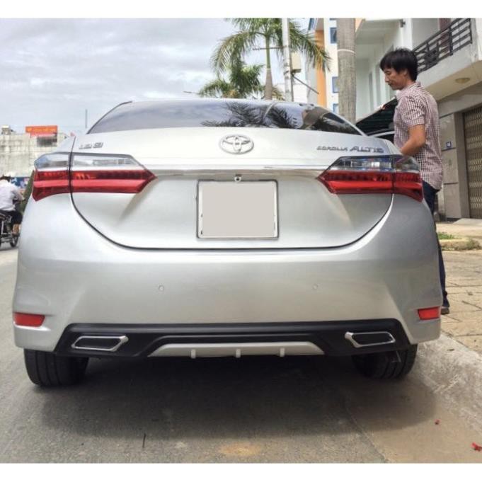 [Giảm 30%] Líp chia pô kiểu Lexus cho Toyota Altis 2014-2020