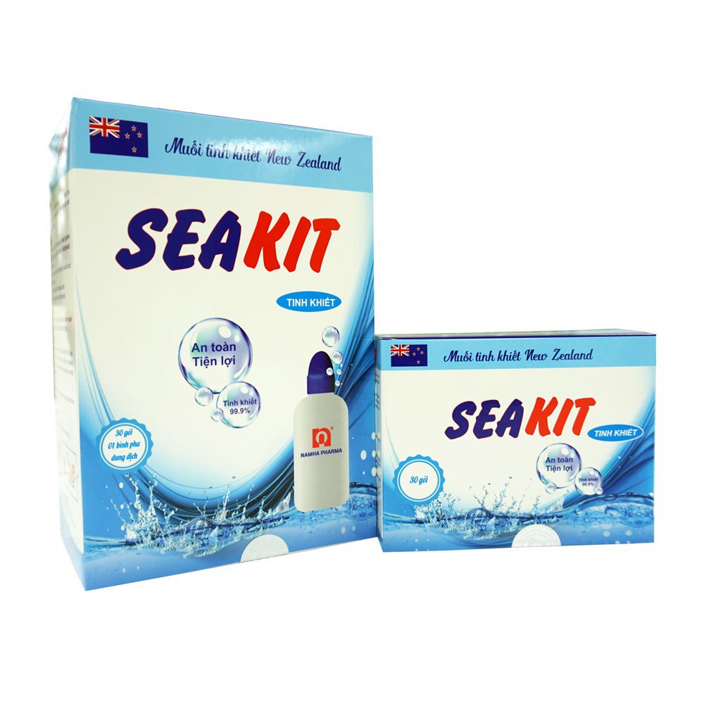 ✅ Bộ Dụng Cụ Rửa Mũi Xoang Seakit Nam Hà  Hỗ Trợ Viên mũi dị ứng