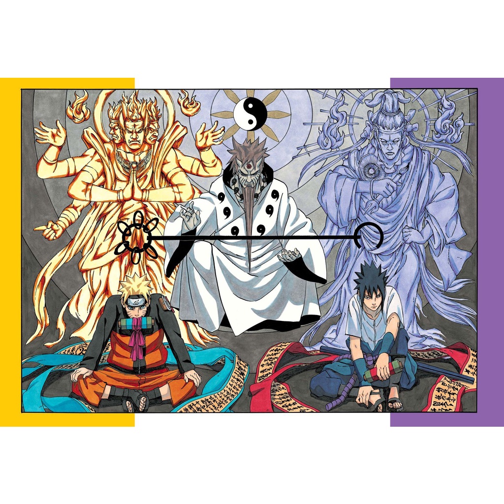 Truyện tranh - Tuyển Tập Tranh Masashi Kishimoto: Uzumaki Naruto - Artbook Naruto ( tặng kèm poster gập + bảng ticker)