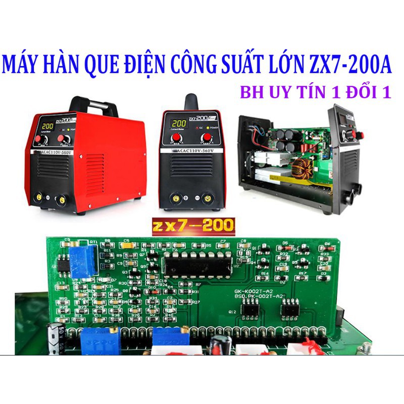 Máy hàn mạch điện tử mini , May han mag - CHỌN NGAY MÁY HÀN QUE ĐIỆN TỬ ZX7-200A,Tặng kính hàn điên tử - Máy hàn HKNM Gi