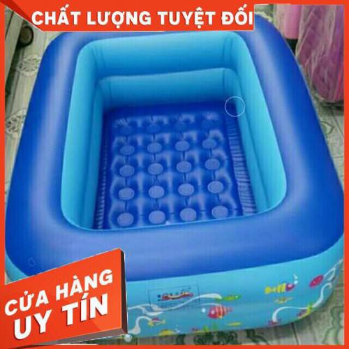 [XẢ KHO+FREE SHIP] BỂ BƠI PHAO VUÔNG 2 TẦNG 3 TẦNG 1M2 1M5 1M8