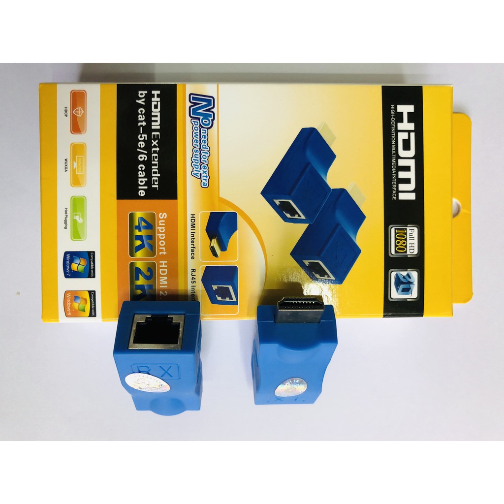 Đầu chuyển đổi cổng HDMI sang RJ45 chuẩn 30 Mét Lan
