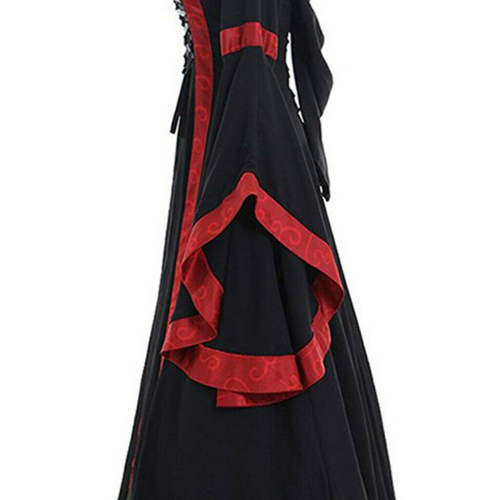 Đầm thời trung cổ hóa trang Halloween phù hợp làm quà tặng vintage phong cách gothic cho nữ