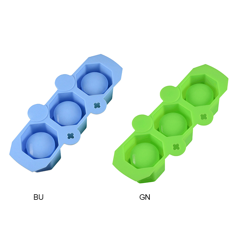 Khuôn Silicon 3 Lỗ Đa Giác Dùng Làm Chậu Hoa