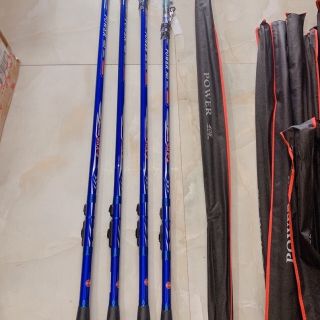 Cần lục gw ngọn xoắn, khoen định vị 3m6, 4m05, 4m25, 4m5