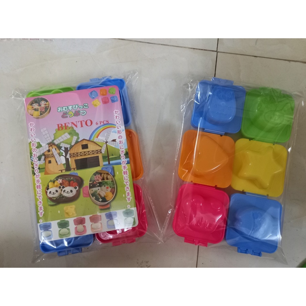 Khuôn cơm bento set 6 cái