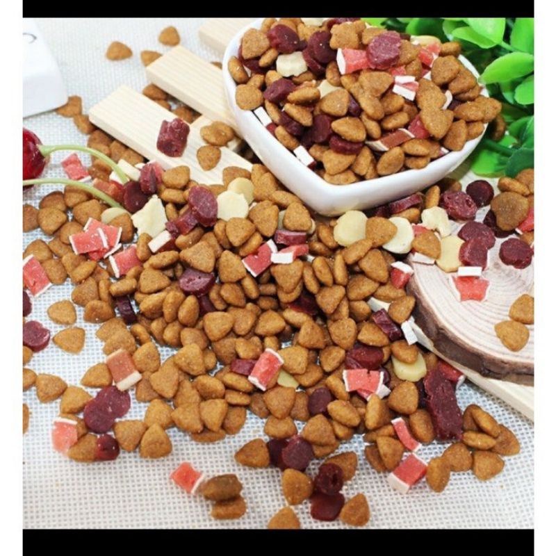 Hạt Thức Ăn Cho Chó Captain mix 3 vị Thịt Bò ,Phô Mai , Cá Hồi