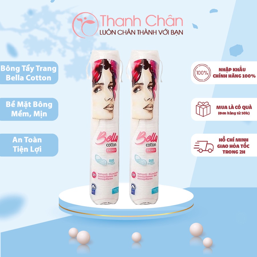 Bông Tẩy Trang Bella Cotton Premium