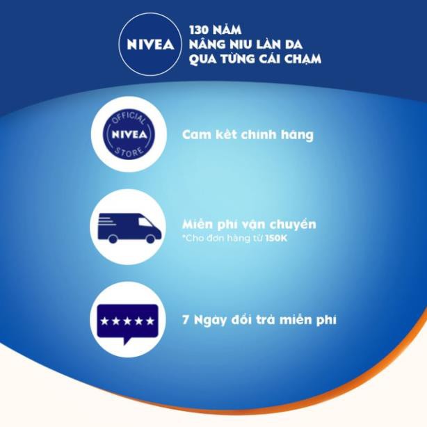 [FMCGMALL -8% đơn 250K] Tinh chất dưỡng thể dưỡng trắng NIVEA ban ngày giúp phục hồi & chống nắng SPF50 (180ml) - 88314