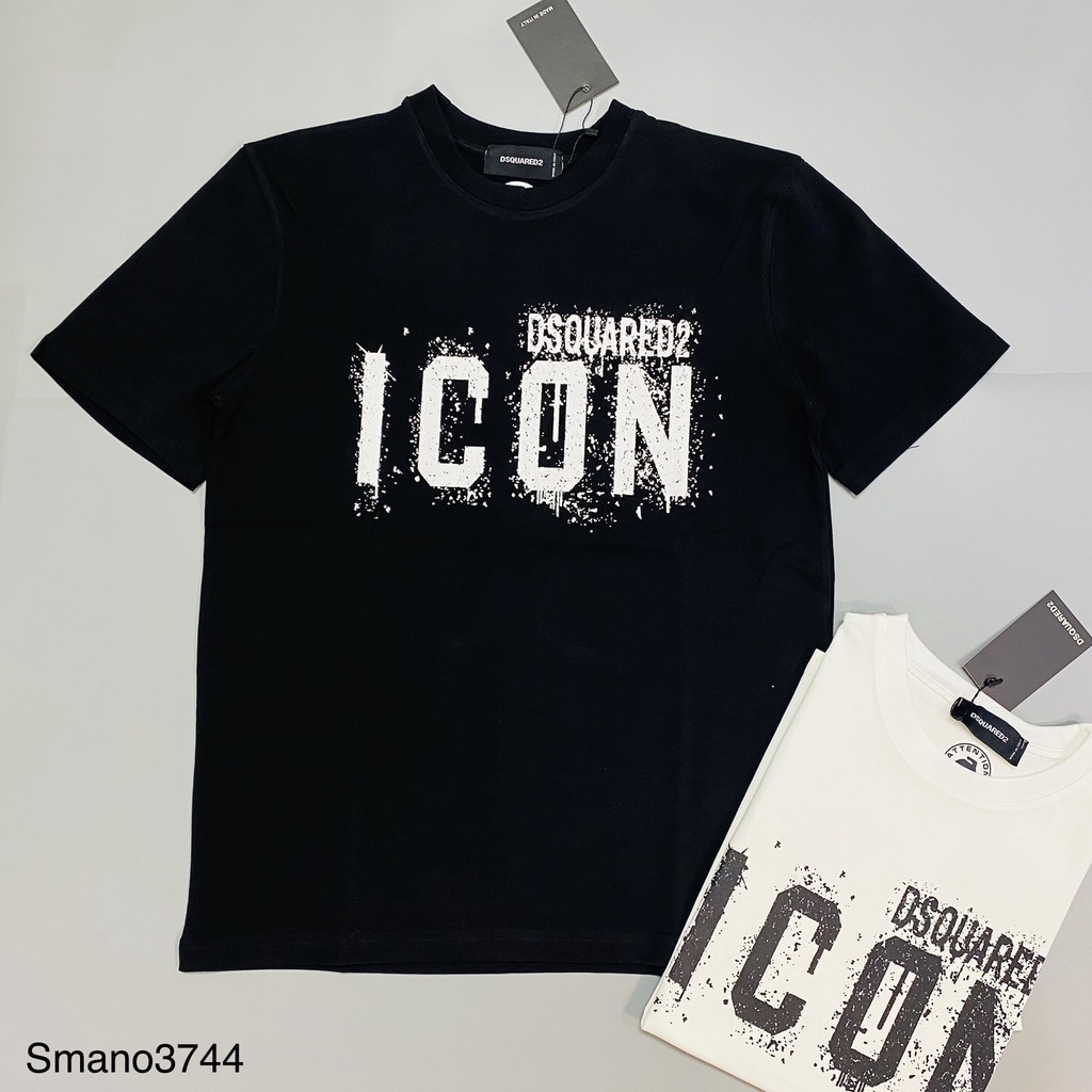 🌟 Áo thun nam nữ hàng siêu cấp không cổ Icon dsq2 form chuẩn Châu Âu, ảnh thật