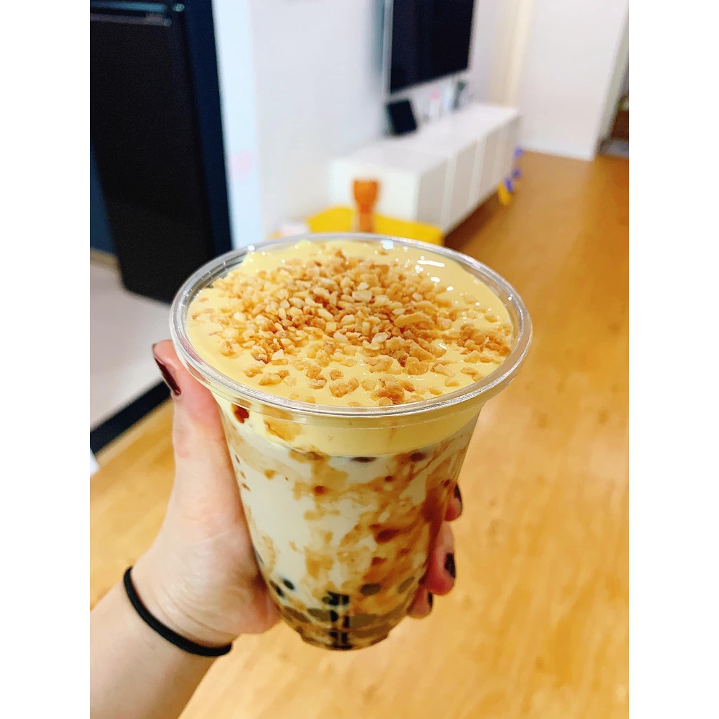 Vụn dừa nướng Golden giòn, thơm-nguyên liệu làm trà sữa kem trứng dừa nướng