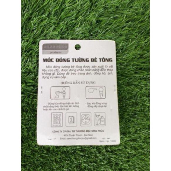 (SALE) Vỉ 3 móc đóng tường bê tông siêu chắc hàng chính hãng việt nam