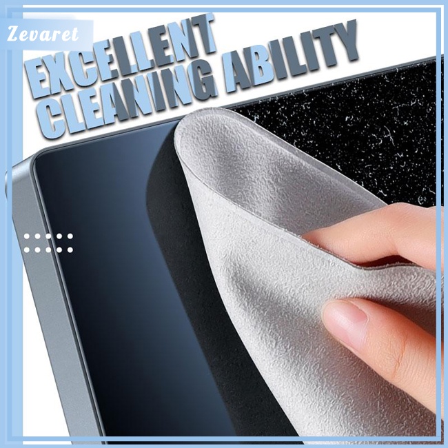 Khăn Lau Màn Hình Điện Thoại iPhone Macbook iPad Chất Liệu Sợi Microfiber Mềm Có Thể Tái Sử Dụng